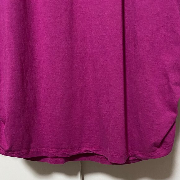 Motherhood Maternity tunic w/satin-like trim & ruched sides, size L - Picture 6 of 10